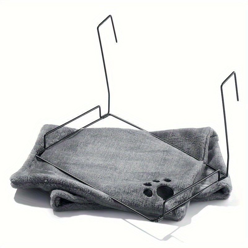 Detachable Foldable Cat and Small Dog Hammock in Cozy Polyester