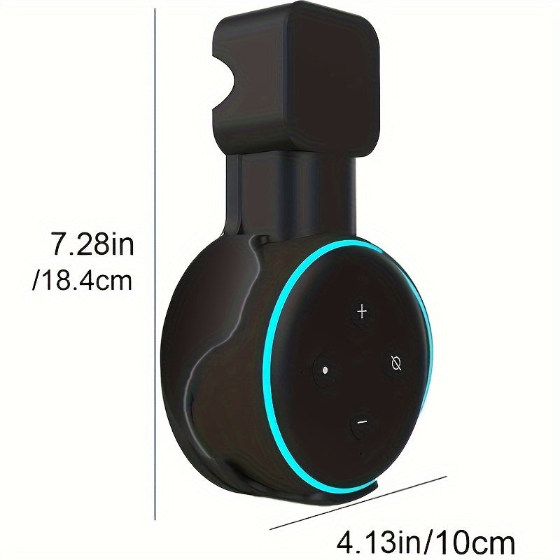 Wall Mount for Echo Dot 3rd Gen White with Cable Management