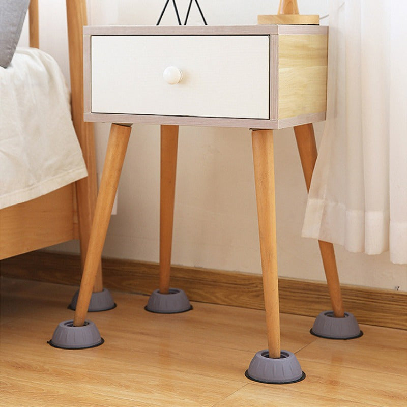 4 ta antiskid yuvish mashinasi matolari to'plami, suv o'tkazmaydigan, shokni yutuvchi, polni himoya qiluvchi