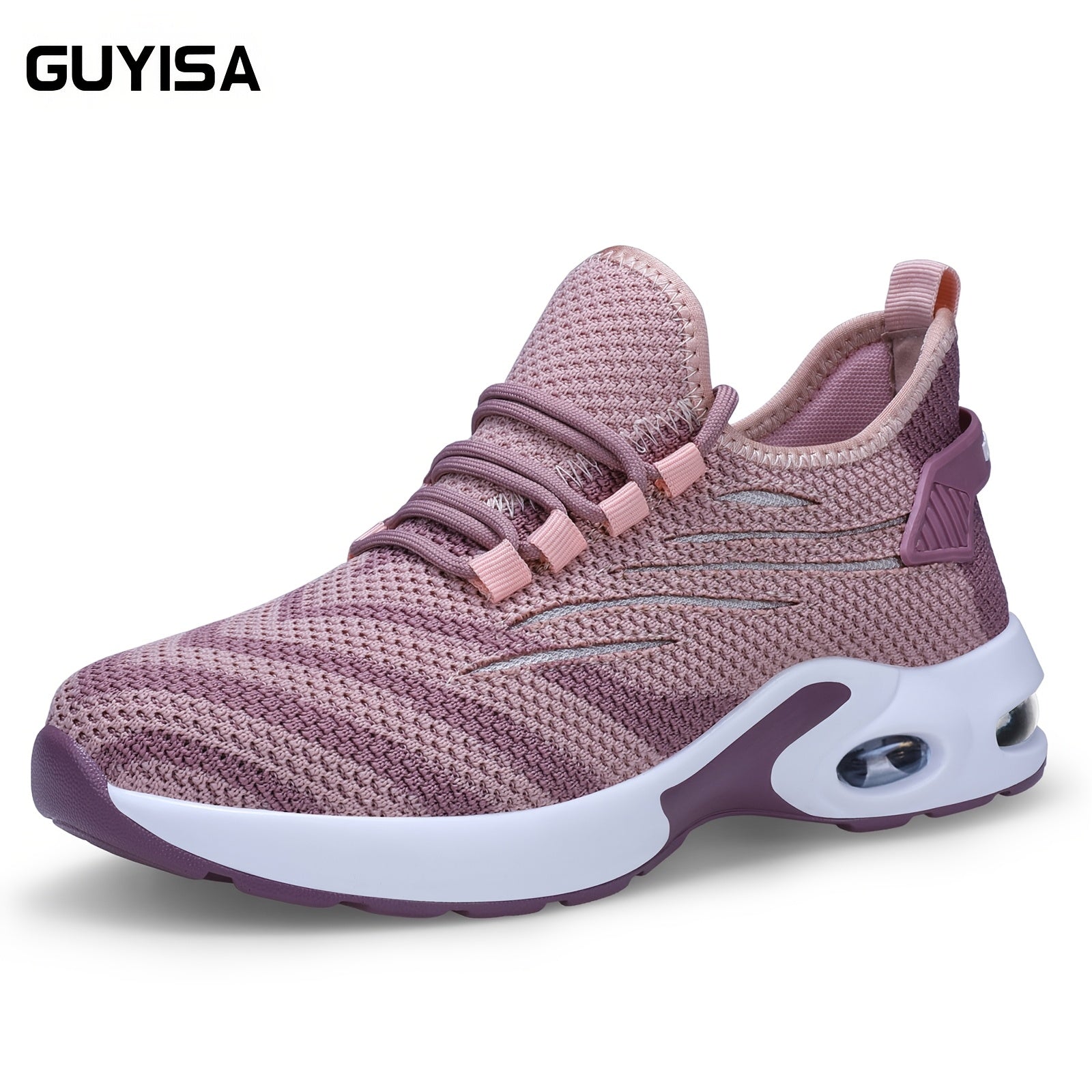 Women's Breathable Knit Safety Shoes Steel Toe Puncture-Resistant All-Season