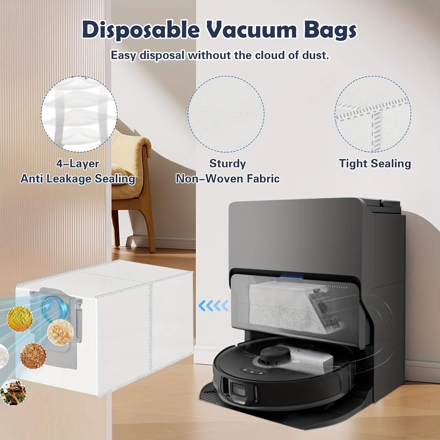 22 dona Roborock S8 MaxV Ultra changyutgich aksessuarlar to'plami, HEPA filtrlari va cho'tkalar bilan