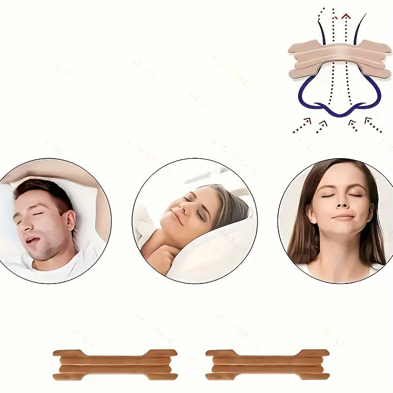 25 многоразовых моющихся наклеек для облегчения заложенности носа на ночь