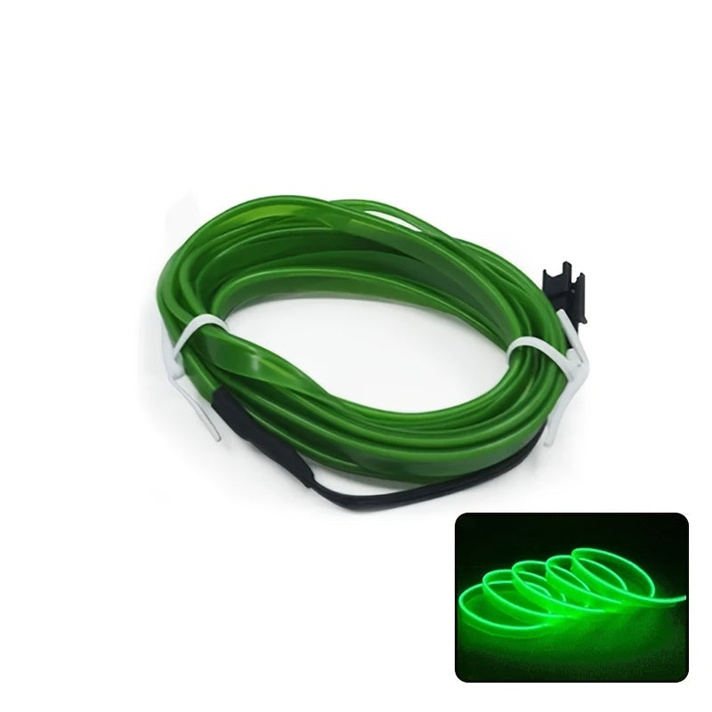 Гибкая светодиодная неоновая лента длиной 5 м, питаемая через USB, для украшения интерьера автомобиля