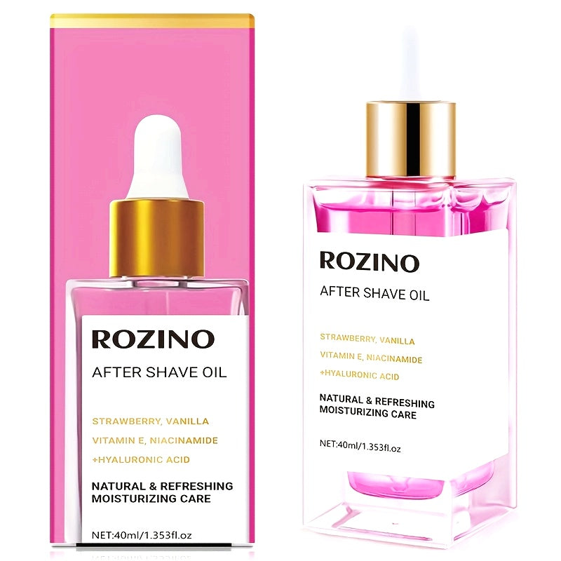 Unisex 40ml Strawberry Vanilla Shaving Oil Hydrating Non-Greasy
