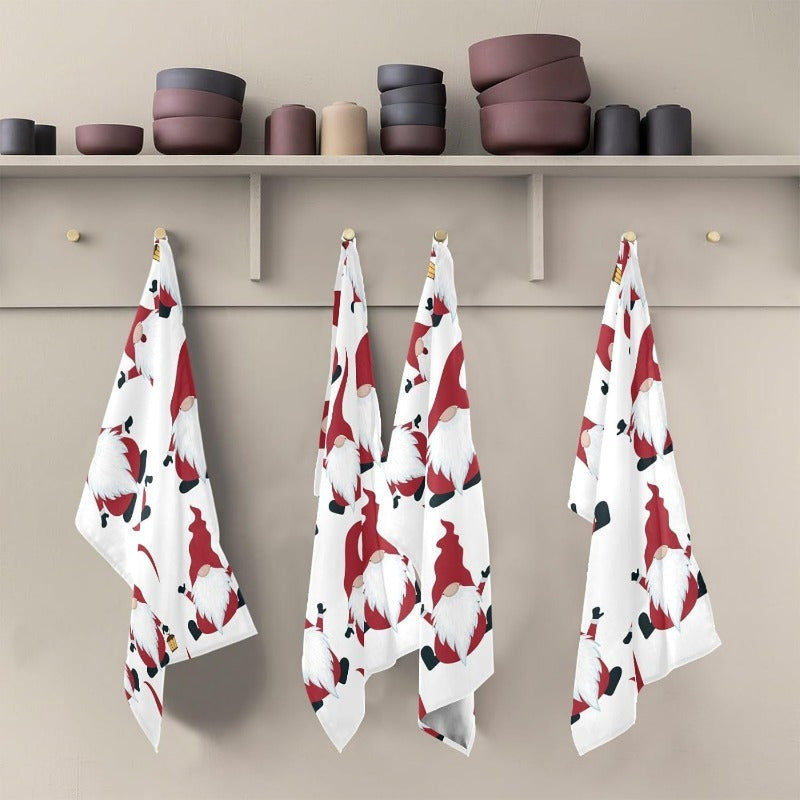 Christmas Dwarf Kitchen Towel 45x66 cm Holiday Decor Hand Towel