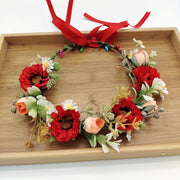 Elegant Flower Wreath Hairband for Outdoor Shooting and Travel