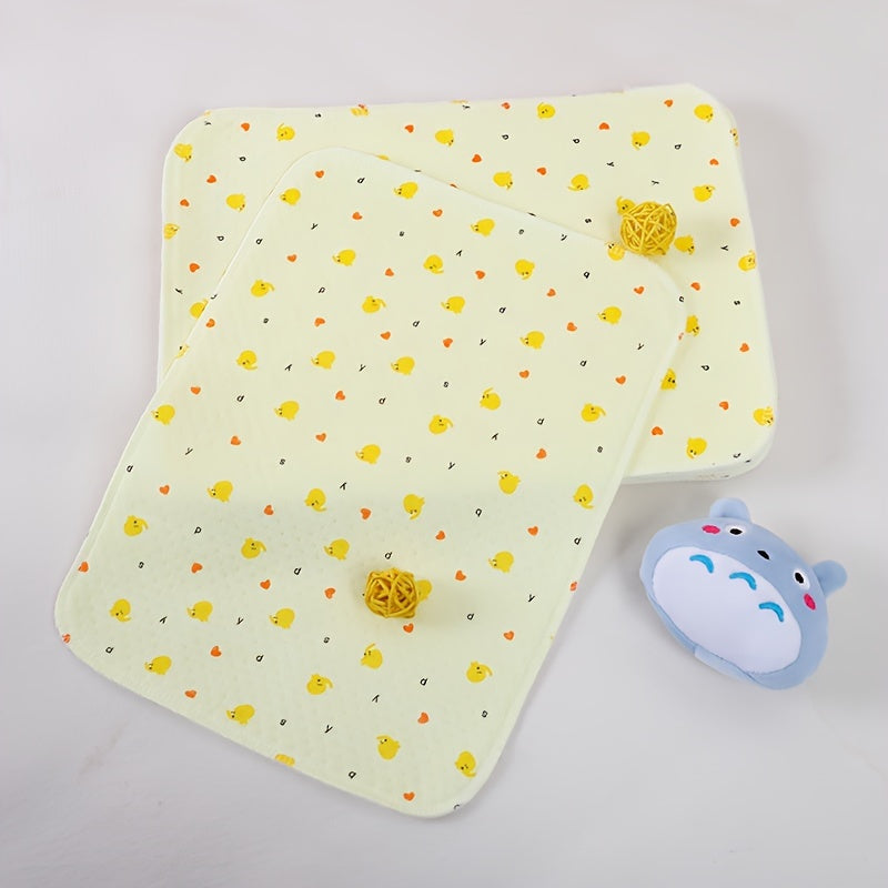 Almohadilla lavable e impermeable para cambio de pañales de algodón 35x45cm a prueba de fugas y transpirable para bebés
