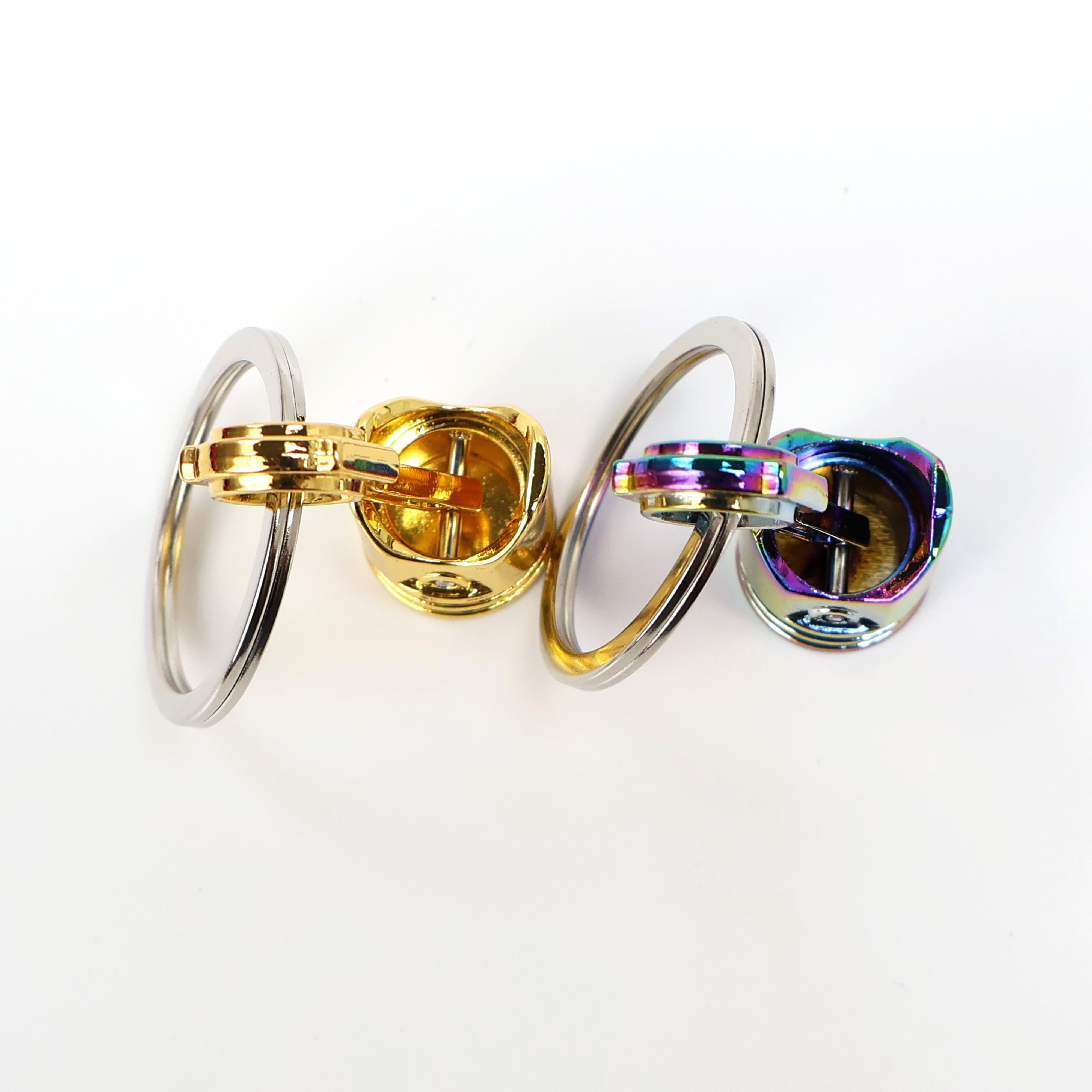 Men Metal Motorcycle Piston Keychain Car Modification Gift Set