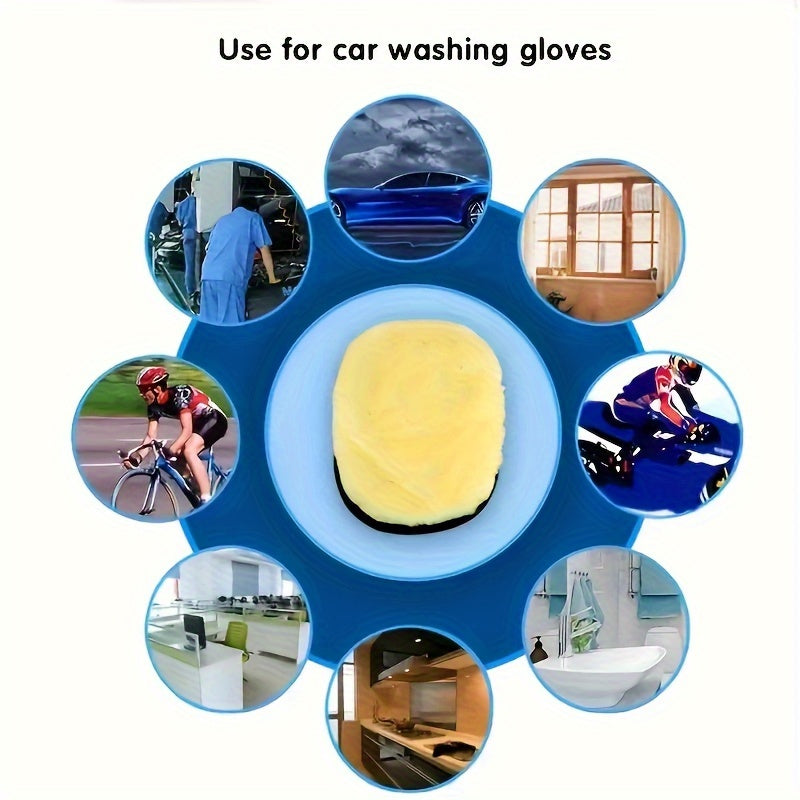 Unisex Microfiber Car Washing Gloves Wash Mitt Protective Cleaning Tool