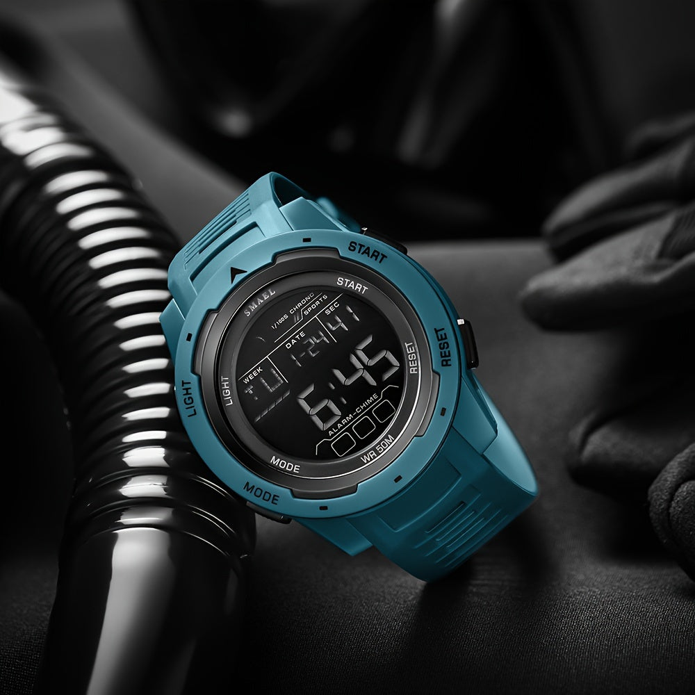 Men's LED Sports Watch Waterproof Shockproof Military Tactical Alarm Clock