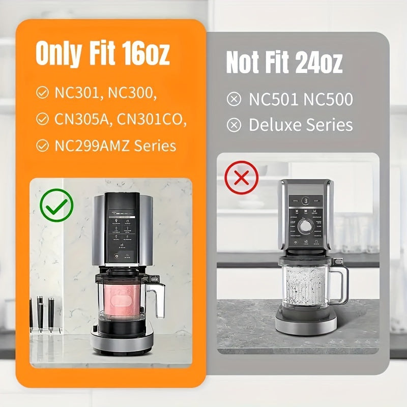 Набор контейнеров для хранения продуктов объемом 16 унций с крышками, без BPA, безопасные для посудомоечной машины, герметичные