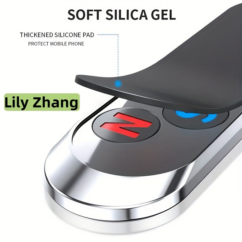 Car Phone Holder Aluminum Alloy Waterproof Dashboard Mount Secure Navigation