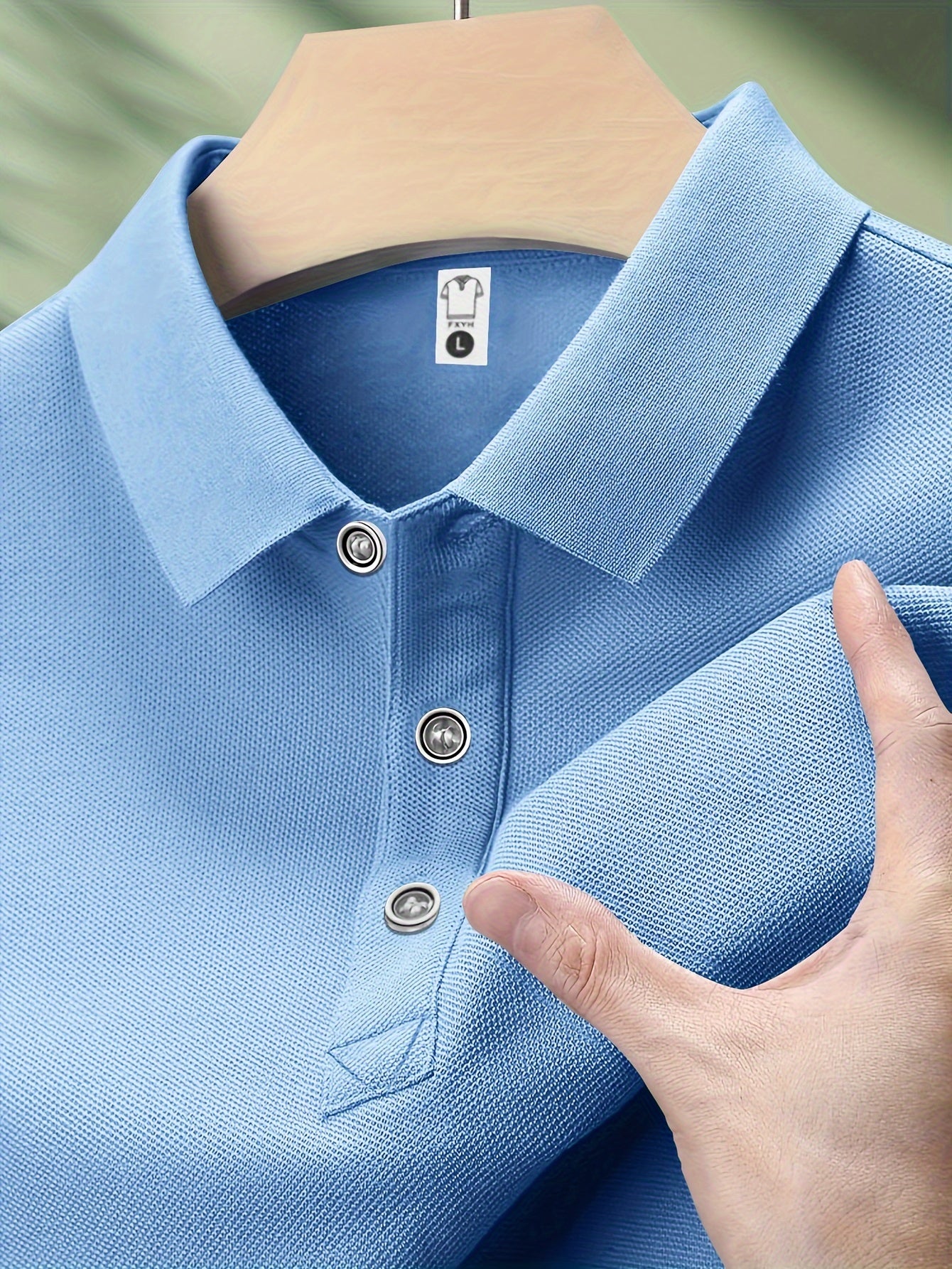 Men's Short Sleeve Golf Polo Shirt Polyester Solid Casual Summer Regular Fit