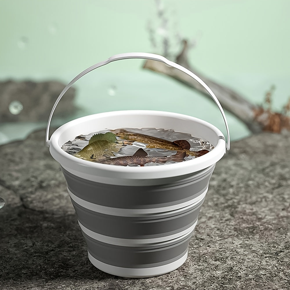 Portable Collapsible Laundry Basket 10L Water Scoop Multi-Purpose Storage