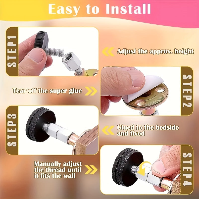 Adjustable Bed Head Stabilizer Reduces Noise Prevents Shaking Hand Wash