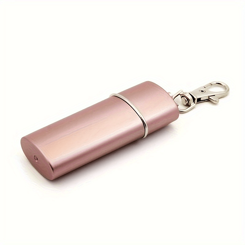Portable Metal Ashtray with Keychain Durable Compact for Outdoor Use