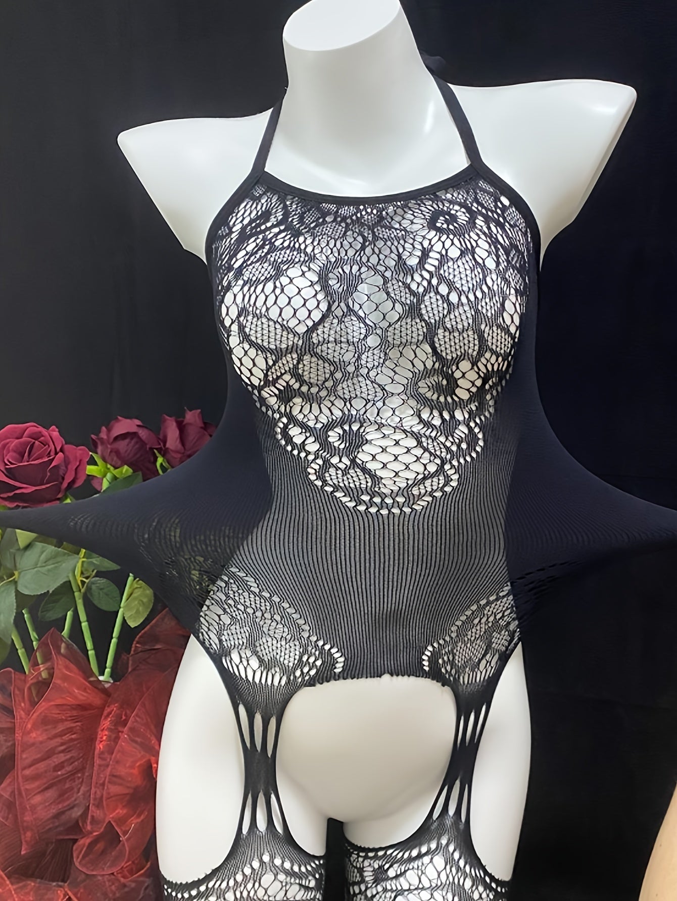 Mono de talla grande para niñas con algodón elástico azul