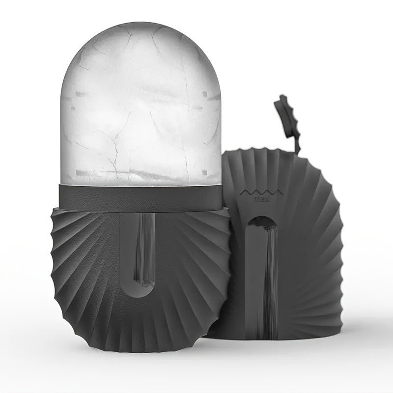 Yuzdagi shishlarni kamaytirish uchun Ice Roller, yuz massajeri, qayta ishlatiladigan, suv o'tkazmaydigan