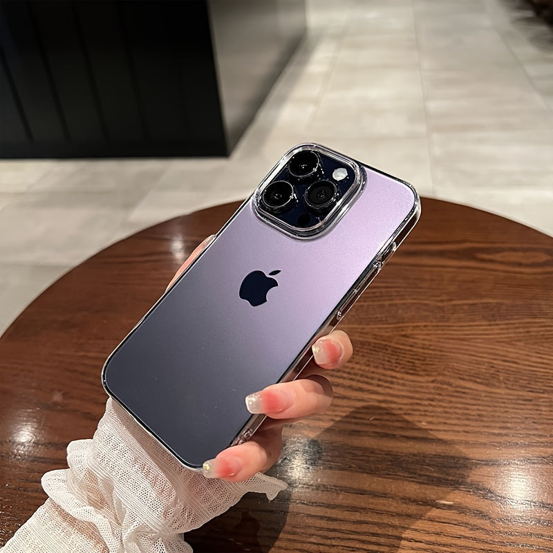 Transparent TPU Phone Case for iPhone 15 14 13 12 11 Shockproof Soft Cover for Pro Max