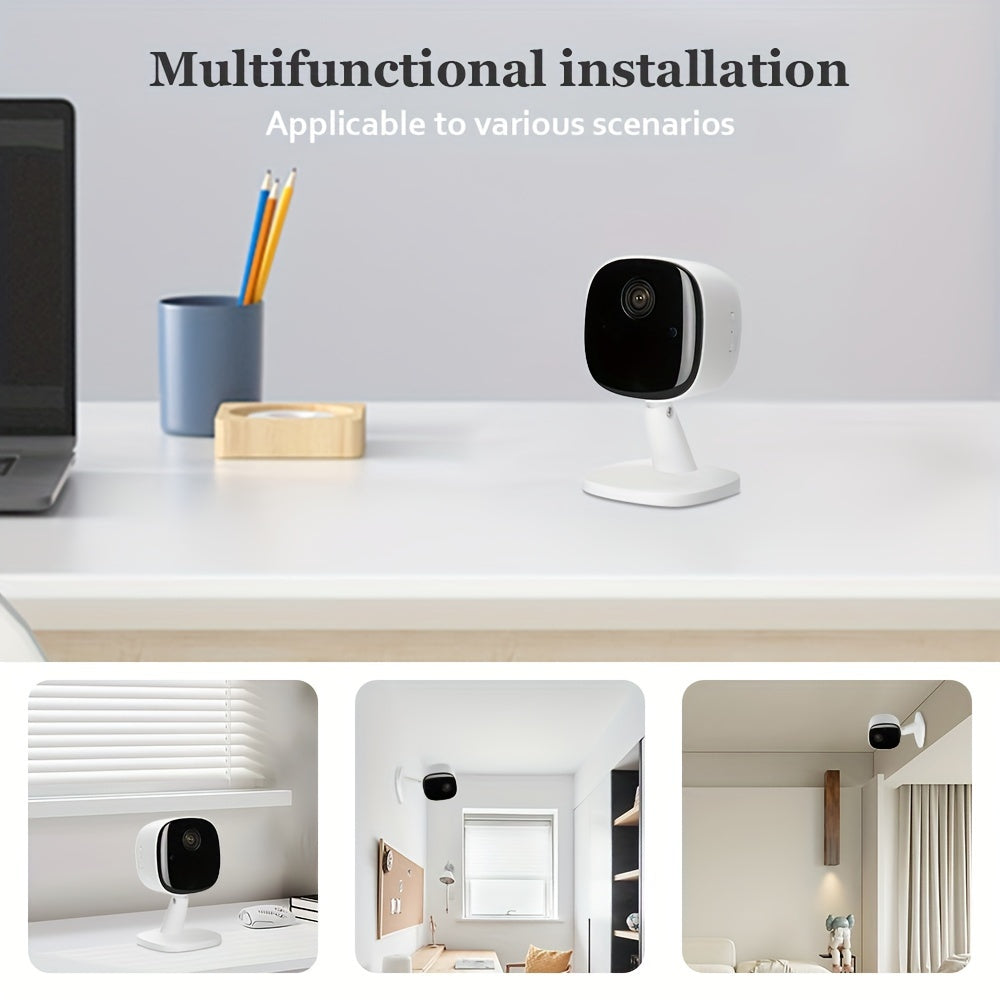 1080P HD WiFi Security Camera with Night Vision Voice Intercom Motion Alerts Indoor Outdoor Surveillance