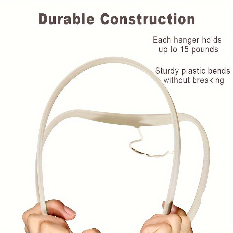 Set of 100 Velvet Non-Slip Flocked Suit Hangers 44.96cm Heavy Duty