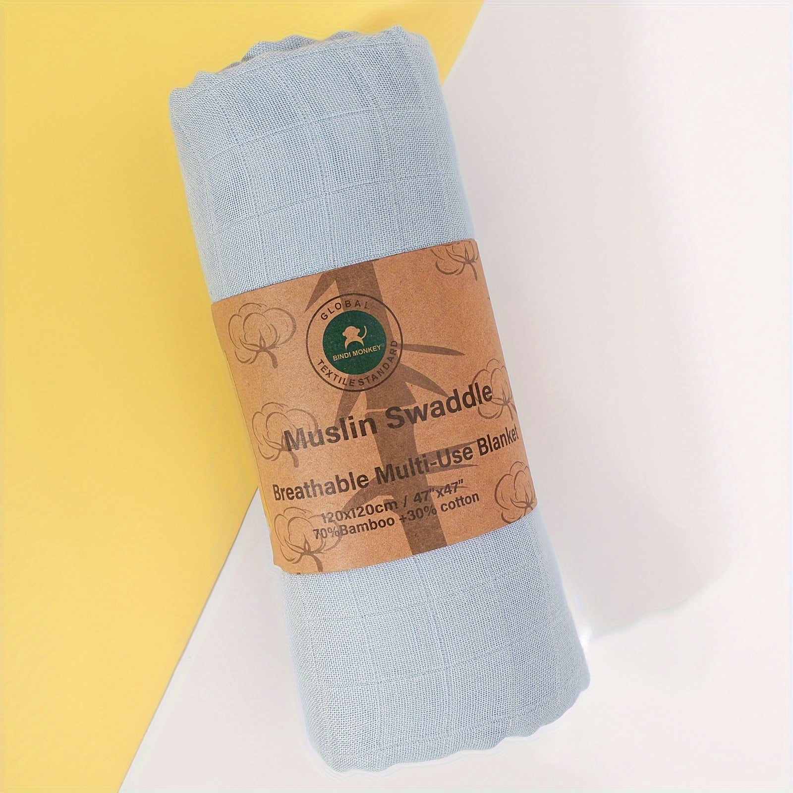 Baby Swaddle Blanket Breathable Bamboo Soft and Gentle for Newborns