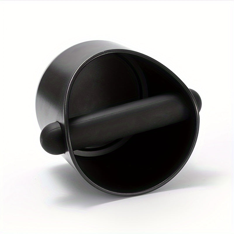 Cajón de golpes para café en ABS negro con barra de golpes desmontable y base antideslizante