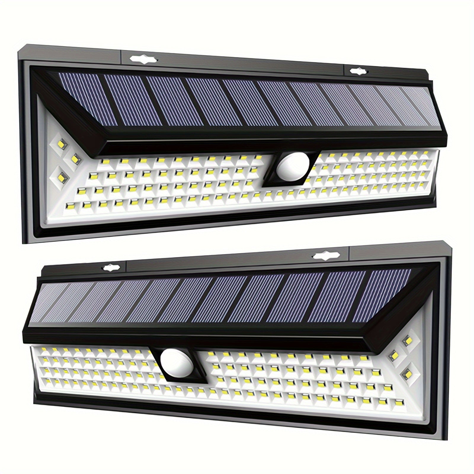 118 LED Solar Powered Motion Sensor Wall Light with Adjustable Modes for Outdoor Areas
