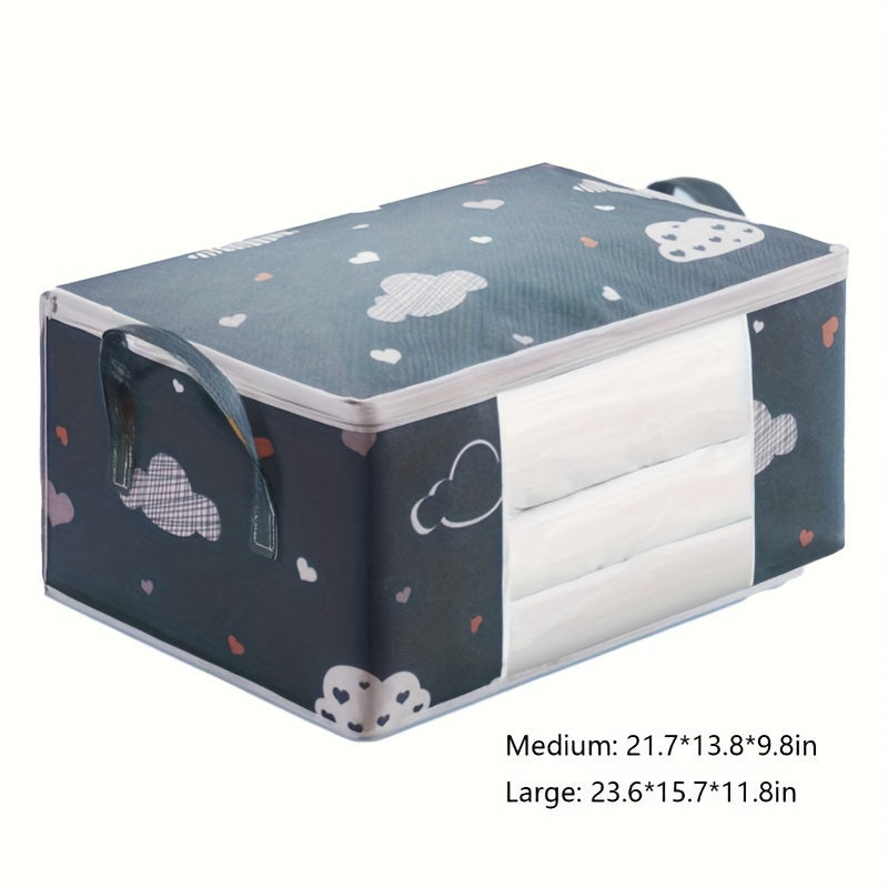 Yotoqxonalar uchun yotish sumkasi, tashqi kiyimlar uchun tashkilotchi, chizilgan ip bilan