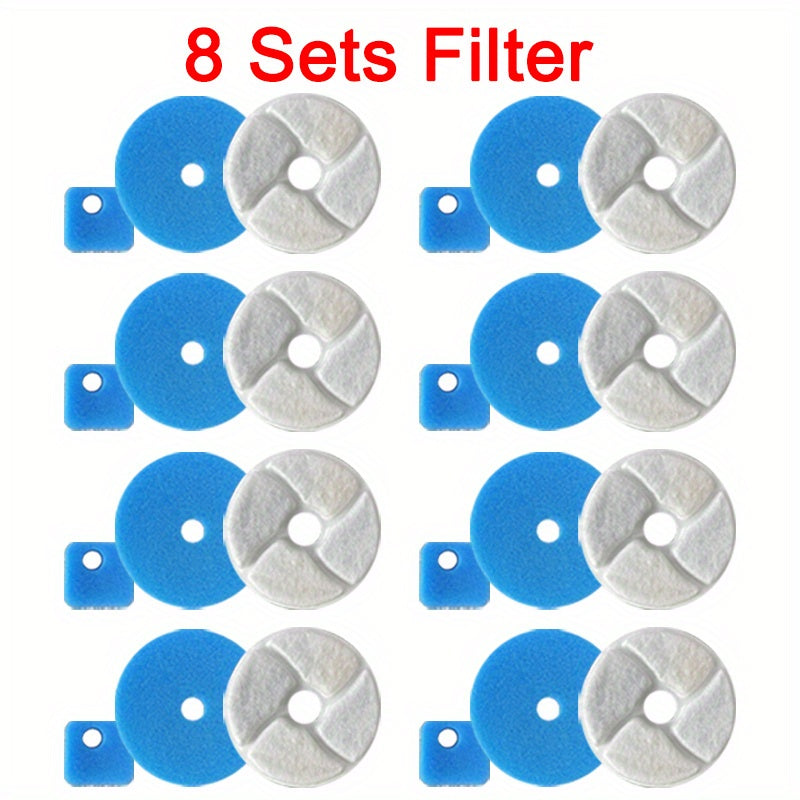 8 Replacement Carbon Filters for Cat Water Fountain