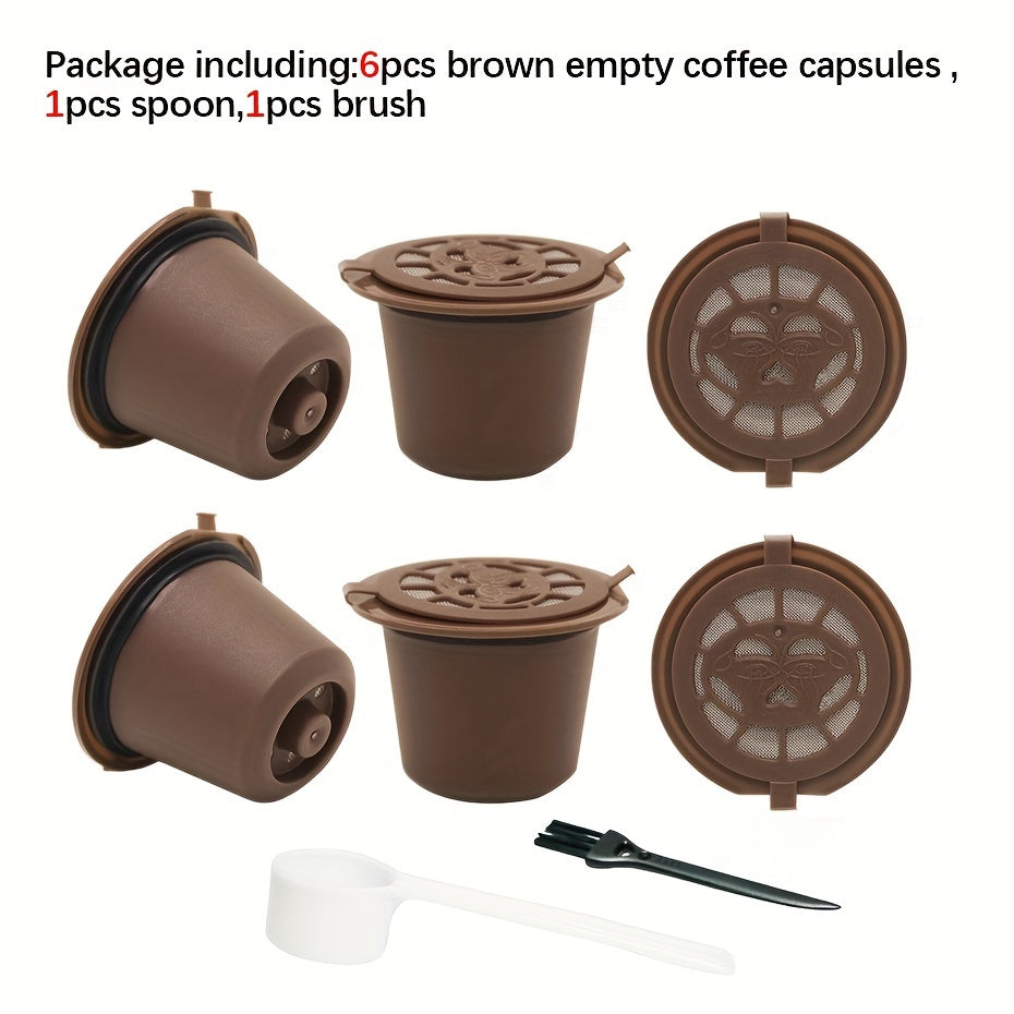 3, 4 yoki 6 ta qayta ishlatiladigan qahva filtrlaridan iborat to'plam, 20ml sig'imga ega. Ushbu filtrlar Nespresso mashinalari bilan to'liq mos keladi va oshxonada foydalanish uchun qulay qoshiq va cho'tka bilan birga keladi.