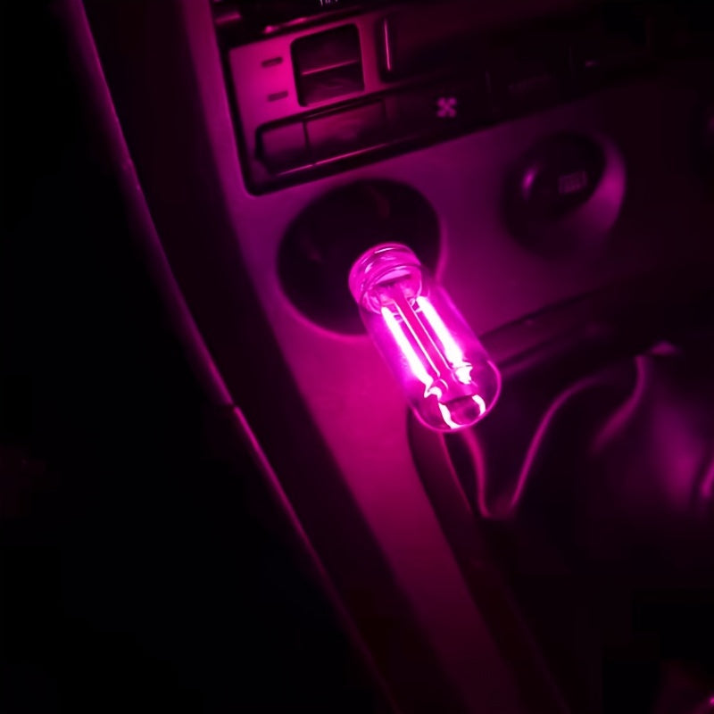LED Car Interior Light, Multi-Color Ambient Night Lamp, USB Powered