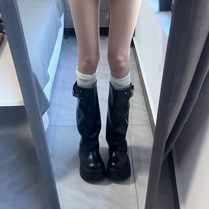 Women's Thick Sole Over-the-Knee Riding Boots 2025 Height-Increasing