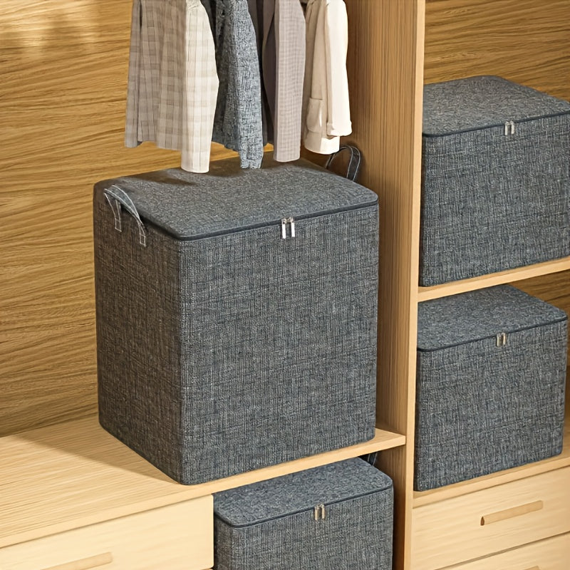 Suv o'tkazmaydigan mato saqlash sumkasi, katta kiyimlar tashkilotchisi, qopqog' bilan, 109.78L chang o'tkazmaydigan