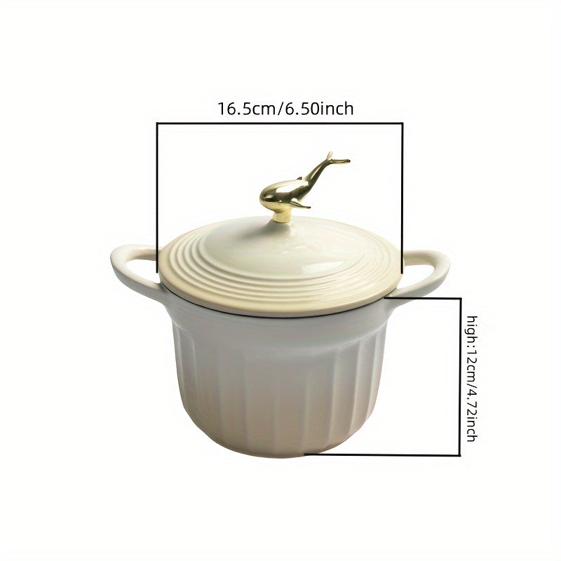 Enamel Cast Iron Soup and Stew Pot 16.5cm Oven Safe Gas and Electric Stove Use