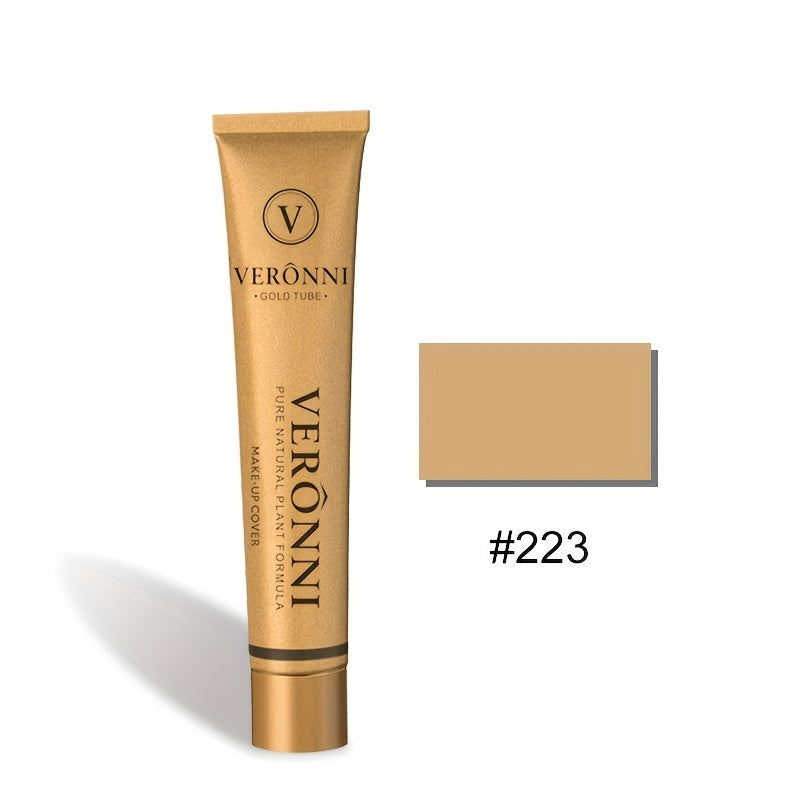 Uzun muddatli suyuq yashiruvchi krema, to'liq qamrov, akne va jarohatlarni yashirish uchun