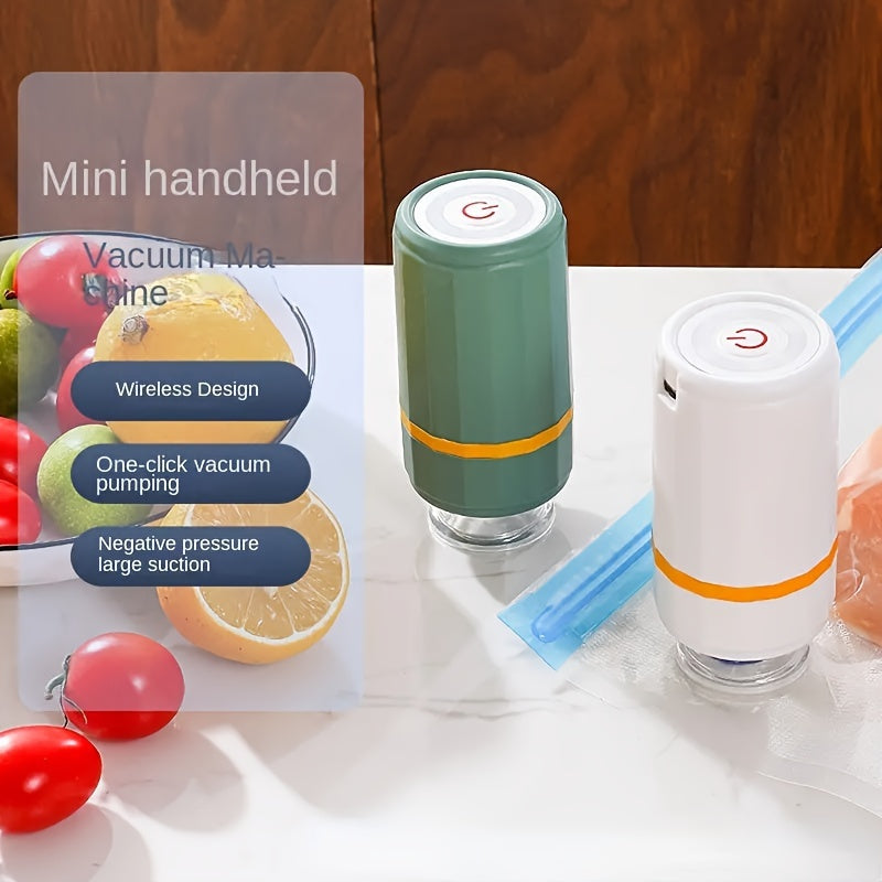 Lithium batareyali USB qayta to'ldiriladigan mini vakuum yopishtiruvchi, saqlash va salbiy bosimli nasos uchun.