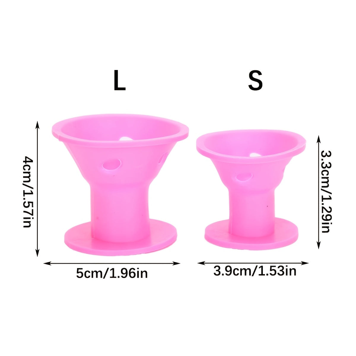 30 ta silikon Bell soch curling uchun ayollar uchun DIY issiqliksiz uslublash asboblari