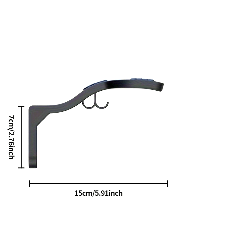 Unisex Adult ABS Wall Mount Helmet Hook Rack with Key Storage