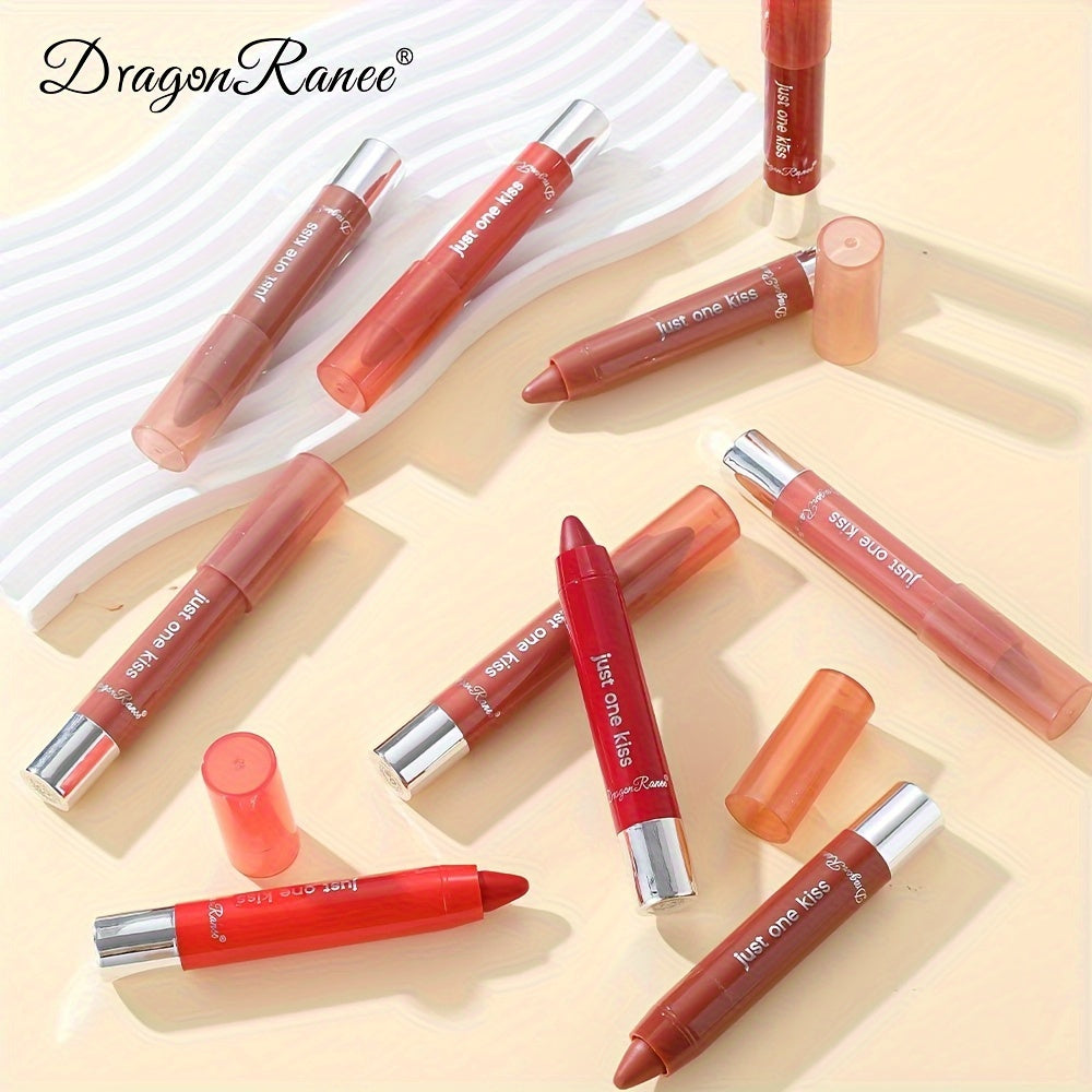 Bálsamo labial hidratante para mujer con colores rosa nude, rojo y marrón y brillo labial