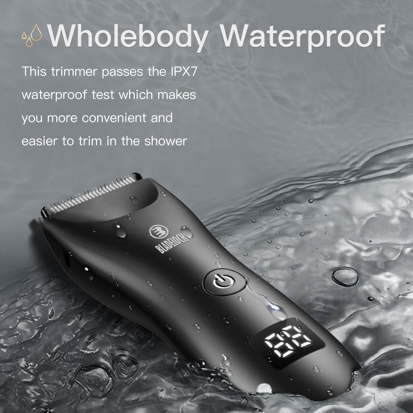 Adult Electric Body Trimmer Rechargeable USB Charging Multipurpose Velvet Finish