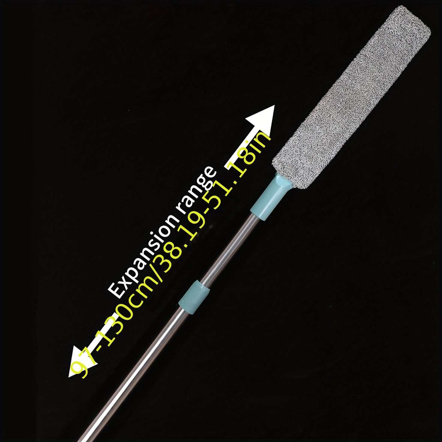 Washable Bed Bottom Cleaning Duster with Retractable Crevice and Floor Brush