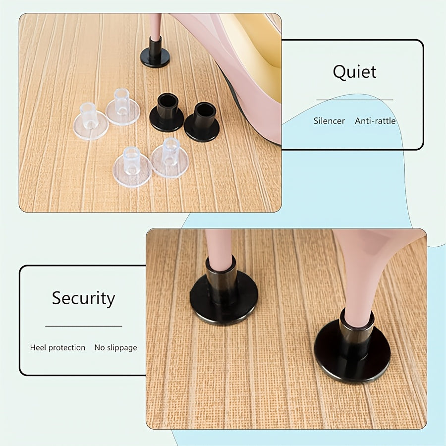 Women Silicone Heel Protectors Anti-Slip Covers for Wedding and Latin Dance