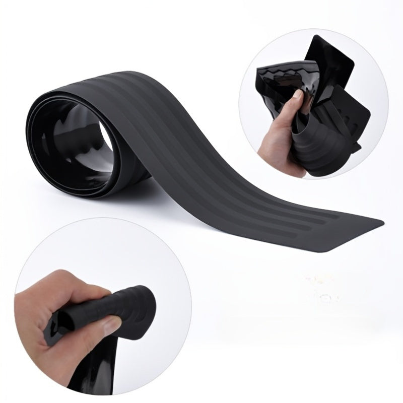 Universal moslamali polyester tolali avtomobil orqa eshik sill himoya chizig‘i, tirnalishga qarshi bumper
