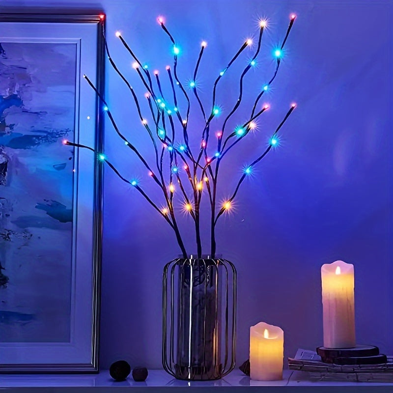 20LED Tree Branch Lamp Indoor Decorative Fairy Lights for Festive, Wedding, Ramadan Eid, Valentine's Day
