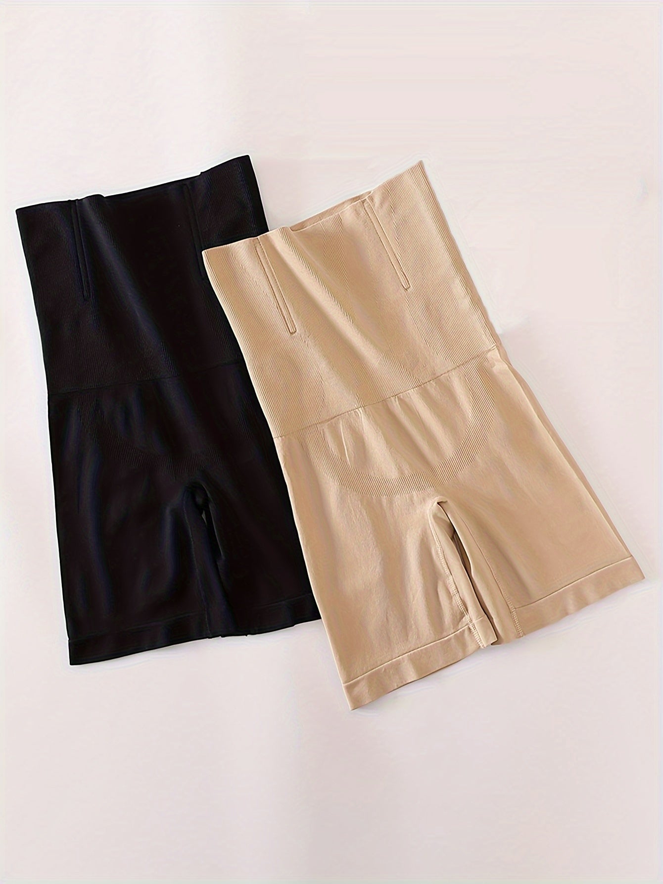 Women High Waist Shaping Panties Tummy Control Butt Lift 2 Pack