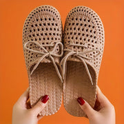 Ayollar yozgi slip-on sandallari, sirpanishga qarshi, havuz partisi uchun, kundalik flatlar