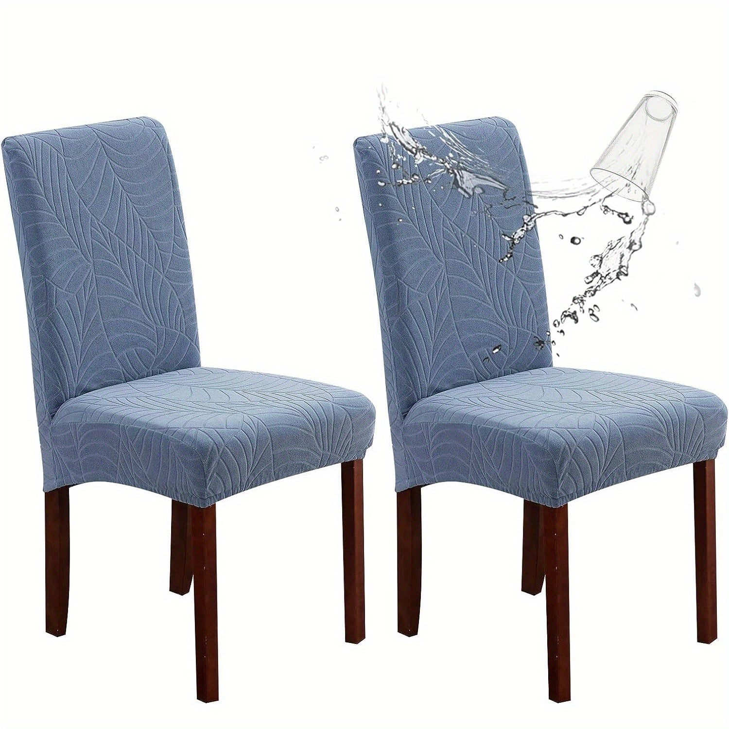 Съемные чехлы для стульев доступны в наборах по 2, 4 или 6 штук. Удобные для домашних животных и съемные, эти интегрированные чехлы для стульев идеально подходят для использования на кухнях, в отелях и ресторанах.