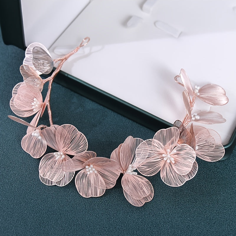Handmade Lace Flower Headdress for Wedding Bridal Hair Accessories