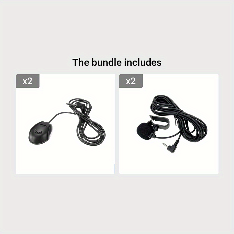 Wired Microphone for Car Navigation Lavalier External Microphone